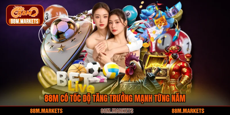 88M có tốc độ tăng trưởng mạnh từng năm